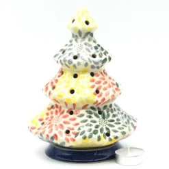 Janelle Imports Tree Tea Candle Holder In Pastel Burst