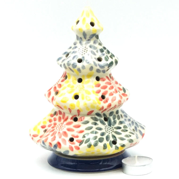 Janelle Imports Tree Tea Candle Holder In Pastel Burst 3 Janelle Imports Tree Tea Candle Holder In Pastel Burst