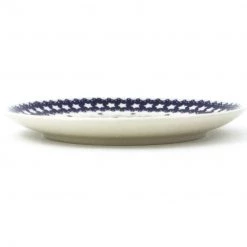 Janelle Imports Luncheon Plate In Blue Stars