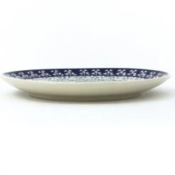 Janelle Imports Luncheon Plate In Light & Dark Snowflake