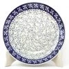 Janelle Imports Luncheon Plate In Light & Dark Snowflake