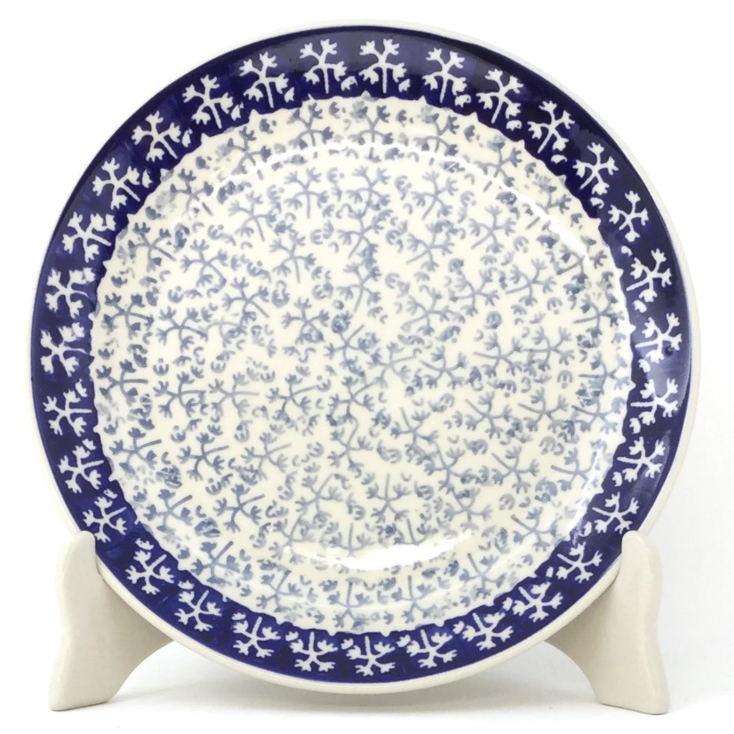 Janelle Imports Luncheon Plate In Light & Dark Snowflake 3 Janelle Imports Luncheon Plate In Light & Dark Snowflake