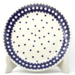 Janelle Imports Luncheon Plate In Blue Stars