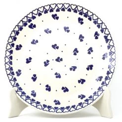 Janelle Imports Luncheon Plate In Double Hearts