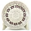 Janelle Imports Luncheon Plate In Purple & Gray Flowers 2 Janelle Imports Luncheon Plate In Purple & Gray Flowers