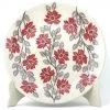 Janelle Imports Luncheon Plate In Red & Gray 2 Janelle Imports Luncheon Plate In Red & Gray