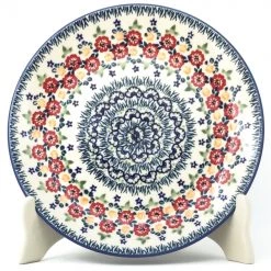 Janelle Imports Luncheon Plate In Wild Roses
