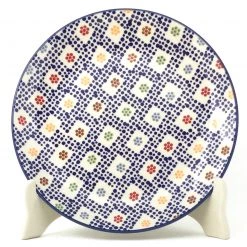 Janelle Imports Luncheon Plate In Modern Checkers