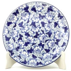 Janelle Imports Luncheon Plate In Blue Butterfly