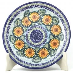 Janelle Imports Luncheon Plate In Sunflowers