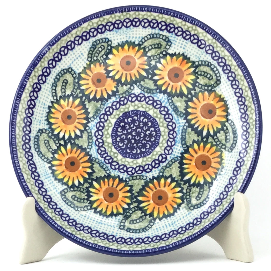 Janelle Imports Luncheon Plate In Sunflowers 3 Janelle Imports Luncheon Plate In Sunflowers