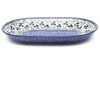 Janelle Imports Md Oval Platter In Alpine Blue