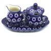 Janelle Imports Creamer & Sugar Set W/Tray In Pinwheel