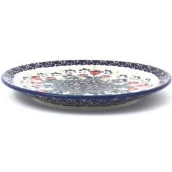 Janelle Imports Bread & Butter Plate In Red Tulips