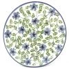 Janelle Imports Bread & Butter Plate In Blue Clematis