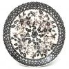 Janelle Imports Bread & Butter Plate In Gray & Black