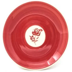 Janelle Imports Bread & Butter Plate In Red Rose