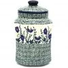 Janelle Imports Lg Airtight Canister In Wild Blue