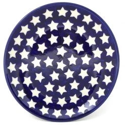 Janelle Imports Bread & Butter Plate In White Stars