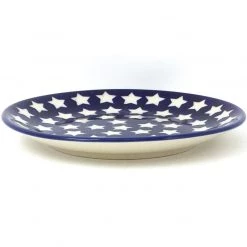 Janelle Imports Bread & Butter Plate In White Stars