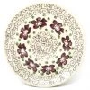 Janelle Imports Bread & Butter Plate In Purple & Gray Flowers