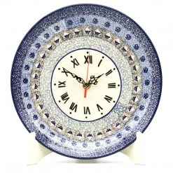 Janelle Imports Plate Wall Clock In Morning Haze