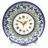 Janelle Imports Plate Wall Clock In Alpine Blue
