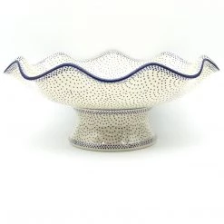 Janelle Imports Fluted Pedestal Bowl In Simple Elegance