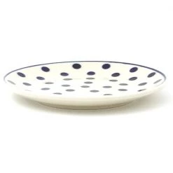 Janelle Imports Bread & Butter Plate In Blue Polka-Dot