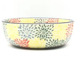 Janelle Imports Family Shallow Bowl In Pastel Burst