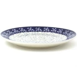 Janelle Imports Bread & Butter Plate In Light & Dark Snowflake