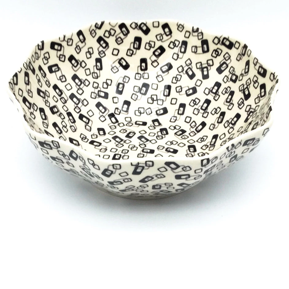 Janelle Imports Md New Kitchen Bowl In Modern Gray & Black 4 Janelle Imports Md New Kitchen Bowl In Modern Gray & Black