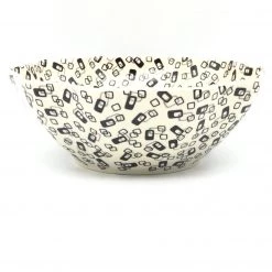 Janelle Imports Md New Kitchen Bowl In Modern Gray & Black