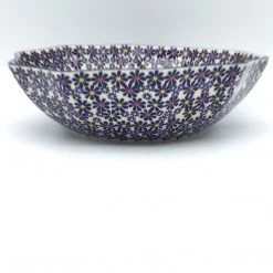 Janelle Imports Lg New Kitchen Bowl In Flowers On White