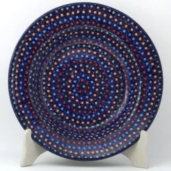 Janelle Imports Soup Plate In Multi-Colored Dots