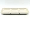 Janelle Imports Rectangular Divided Server In White On White