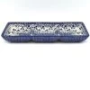 Janelle Imports Rectangular Divided Server In Alpine Blue