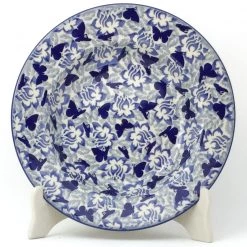 Janelle Imports Soup Plate In Blue Butterfly