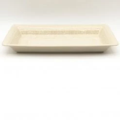 Janelle Imports Md Rect. Server W/Lip In White On White