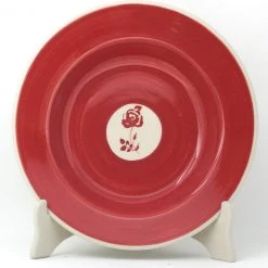 Janelle Imports Soup Plate In Red Rose