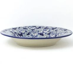 Janelle Imports Soup Plate In Blue Butterfly