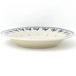 Janelle Imports Soup Plate In Blue Roosters