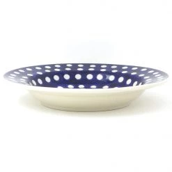 Janelle Imports Soup Plate In White Polka-Dot