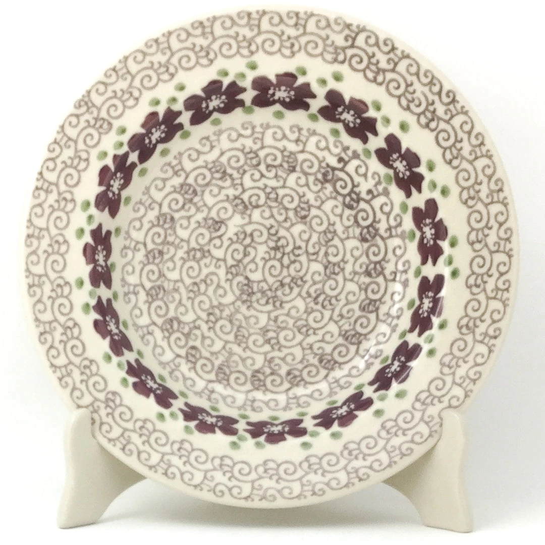 Janelle Imports Soup Plate In Purple & Gray Flowers 3 Janelle Imports Soup Plate In Purple & Gray Flowers