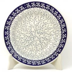 Janelle Imports Soup Plate In Light & Dark Snowflake