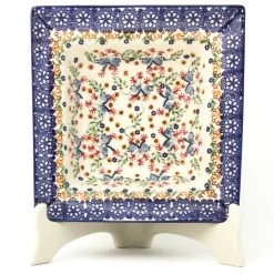 Janelle Imports Square Soup Plate In Morning Glory