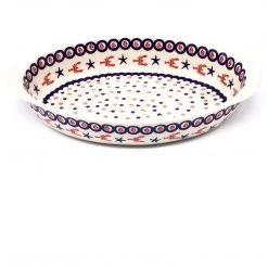 Janelle Imports Md Oval Baker W/Handles In Red Lobster