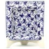 Janelle Imports Square Soup Plate In Blue Butterfly