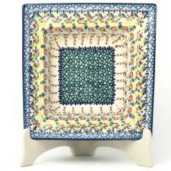 Janelle Imports Square Soup Plate In Country Fall