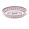 Janelle Imports Sm Oval Baker W/Handles In Red Crab